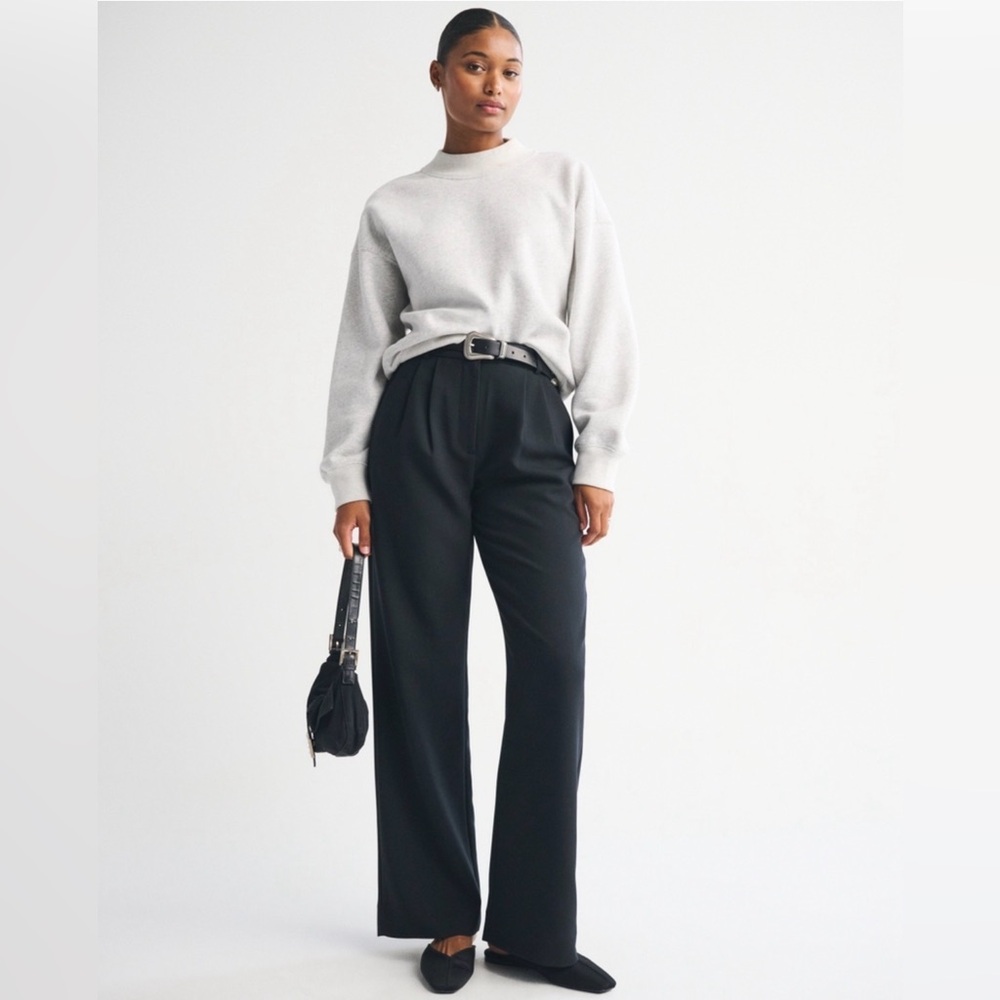 Abercrombie & Fitch Black Sloane Trousers - Curve love